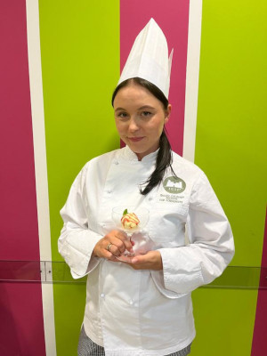 ANASTASIIA SHARAN, GELATO ALLA RICOTTA E MENTA